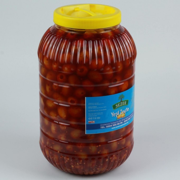 Özel Soslu Yeşil Zeytin Özel Soslu Yeşil Zeytin