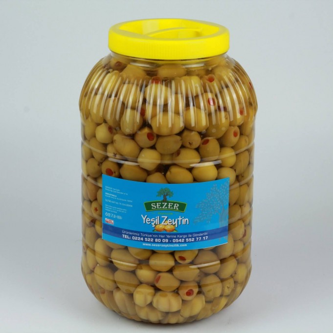 Biberli Yeşil Zeytin Biberli Yeşil Zeytin