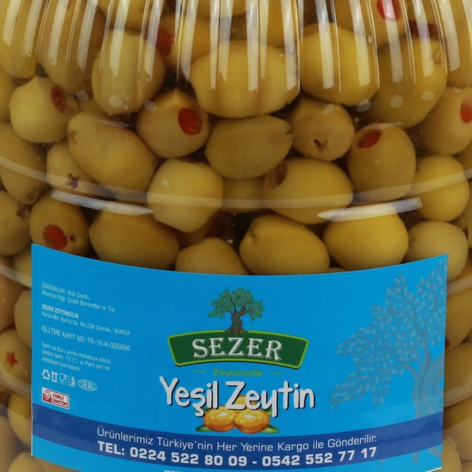 Biberli Yeşil Zeytin Biberli Yeşil Zeytin