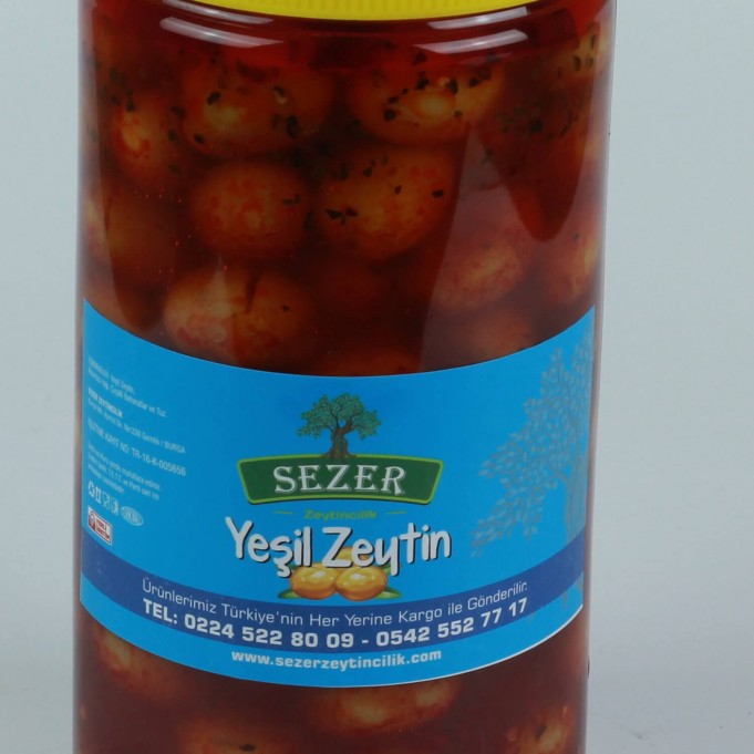 Özel Soslu Yeşil Zeytin Özel Soslu Yeşil Zeytin